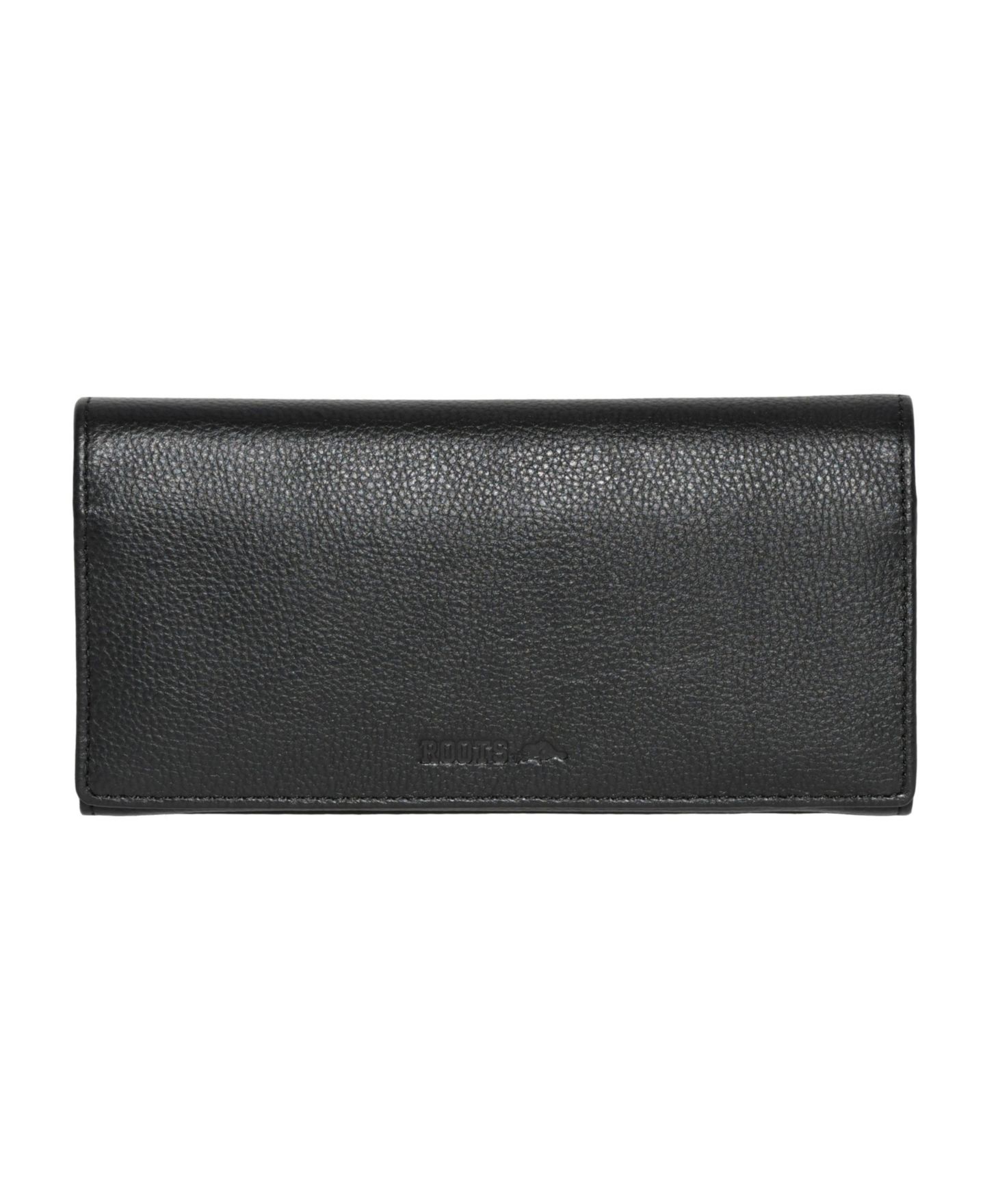 Женский кошелёк Roots Ladies Large Clutch Wallet w/ Removable Checkbook, цвет: Чёрный — фото 1