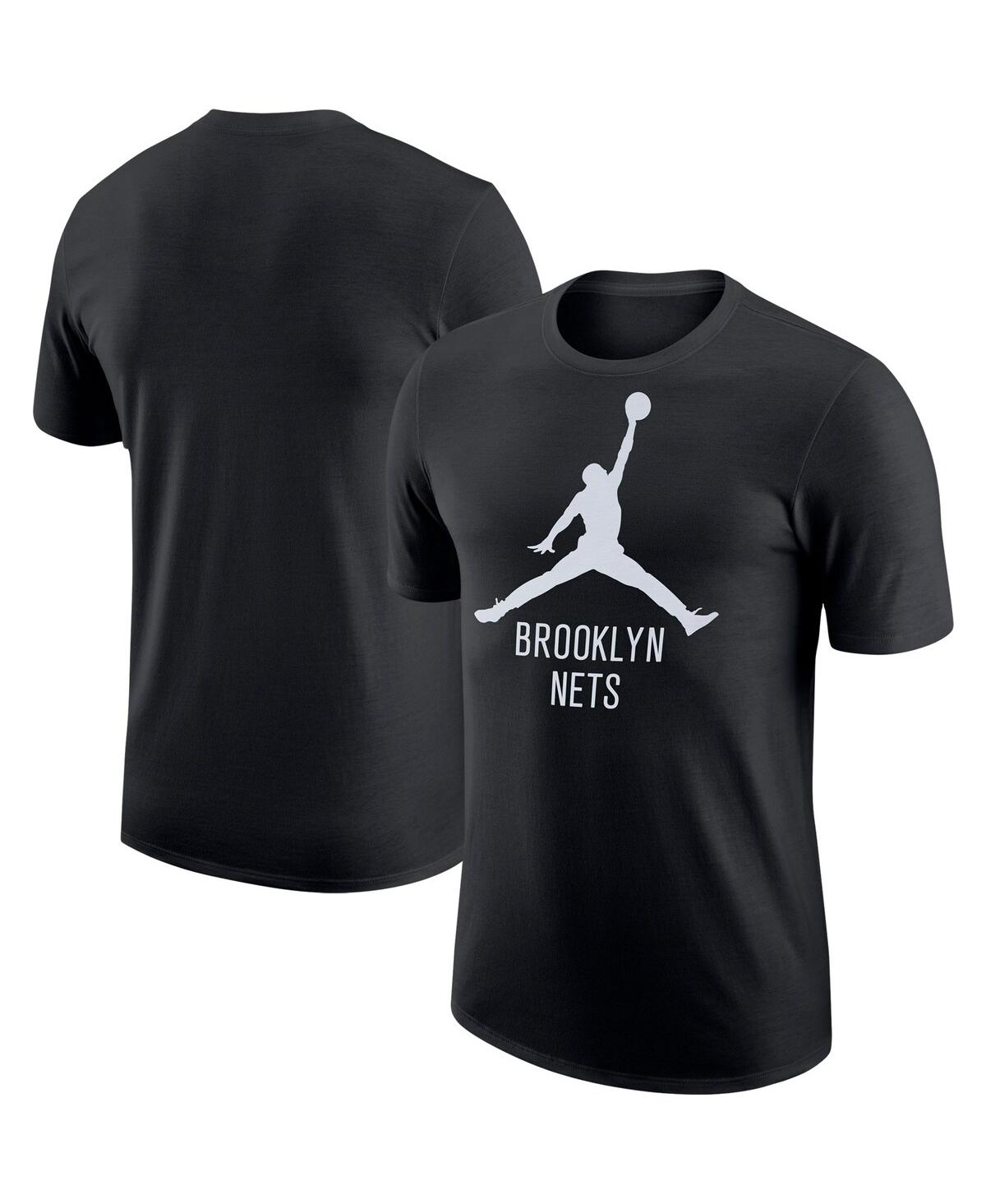 Jordan Men's Brooklyn Nets Essential  Nba T-shirt In Black