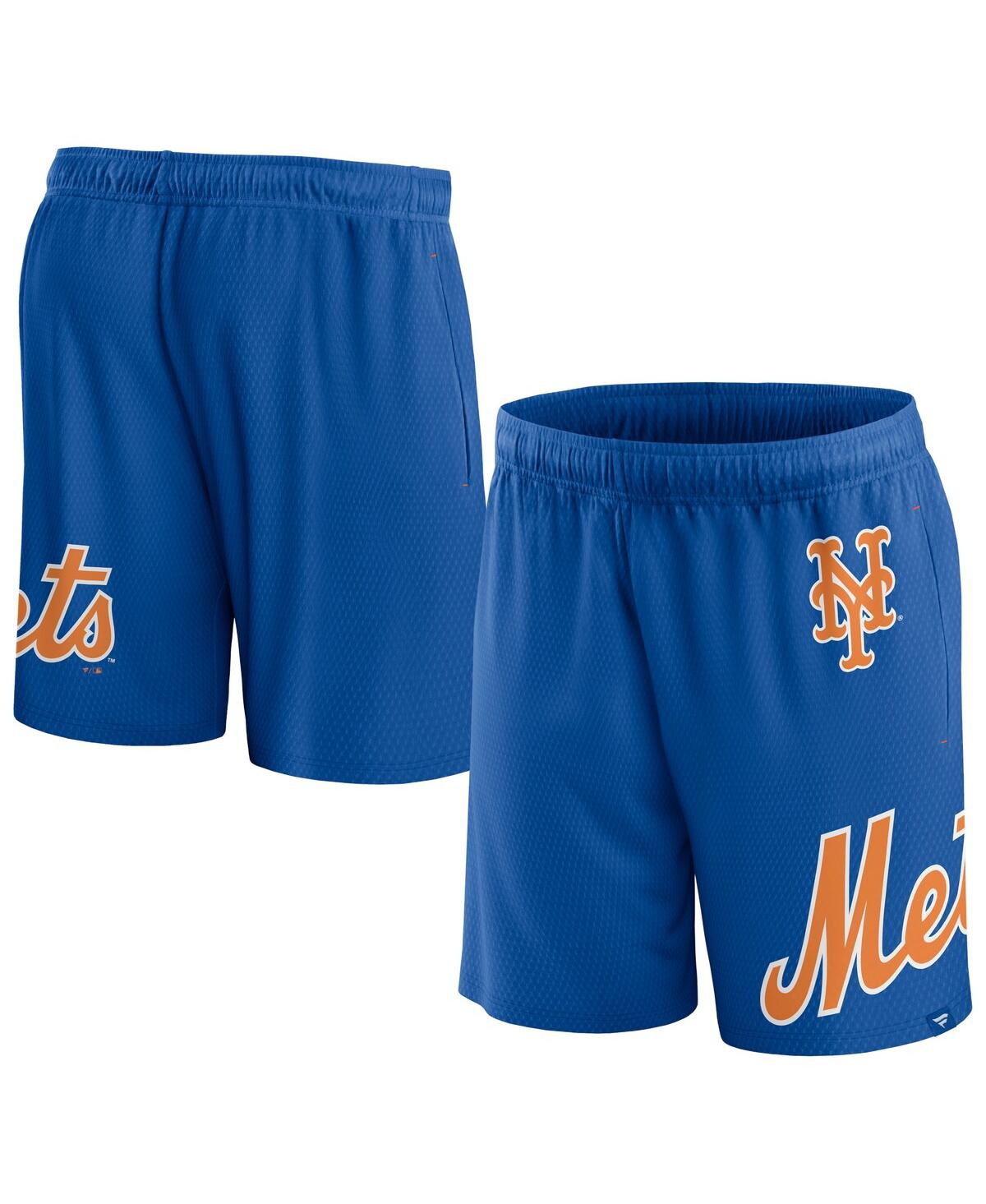 Shop Fanatics Men's  Royal New York Mets Clincher Mesh Shorts