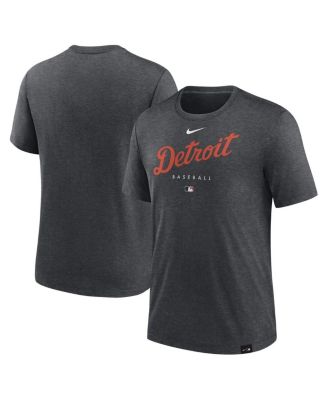 Men's Detroit Tigers Nike Heathered Gray Authentic Collection