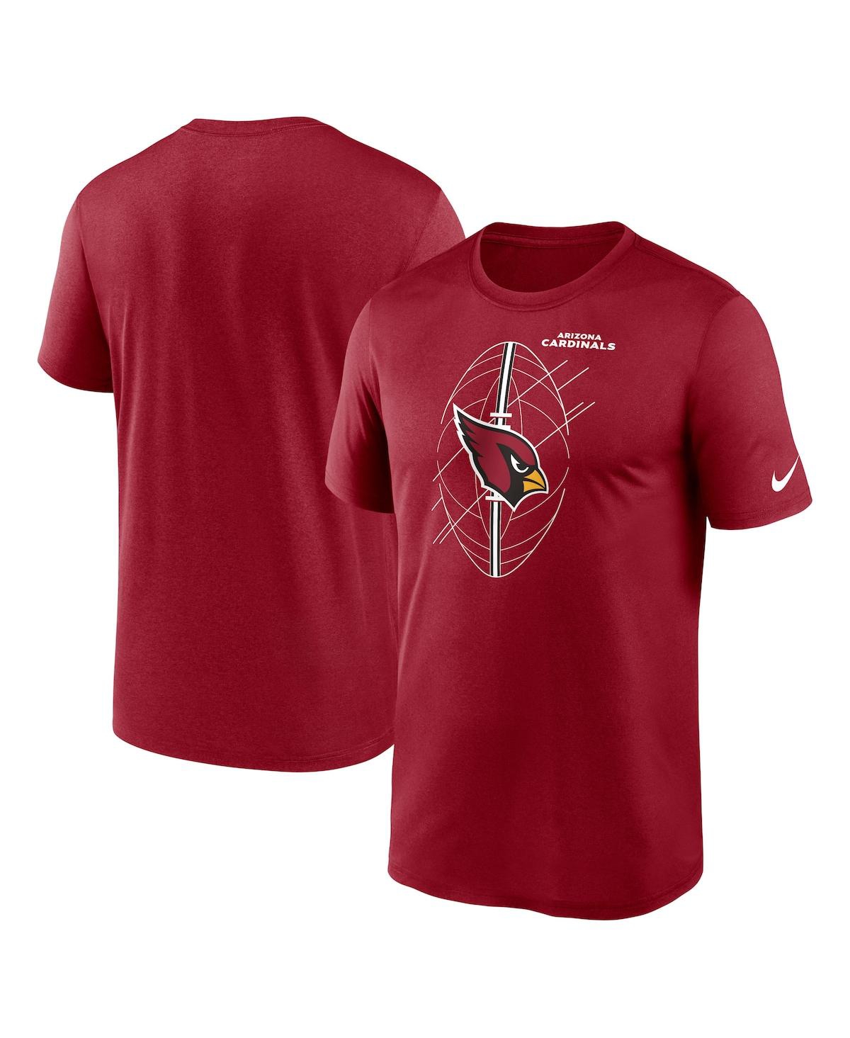 Shop Nike Men's  Cardinal Arizona Cardinals Legend Icon Performance T-shirt
