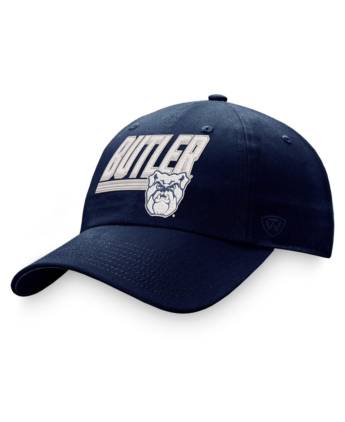 Shop Top Of The World Men's  Navy Butler Bulldogs Slice Adjustable Hat