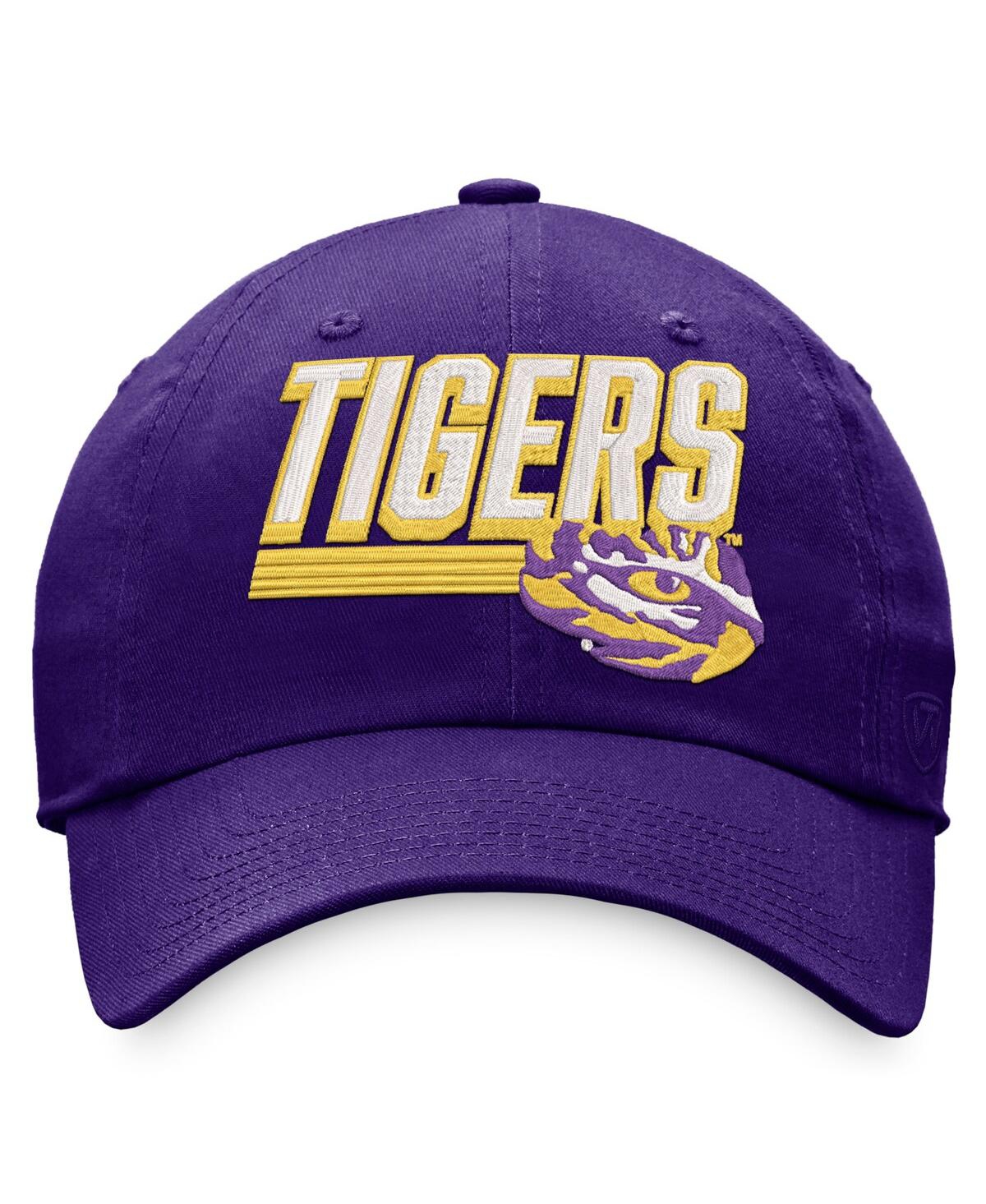 Men's Top of the WorldLsu Tigers Slice Adjustable Hat - Purple