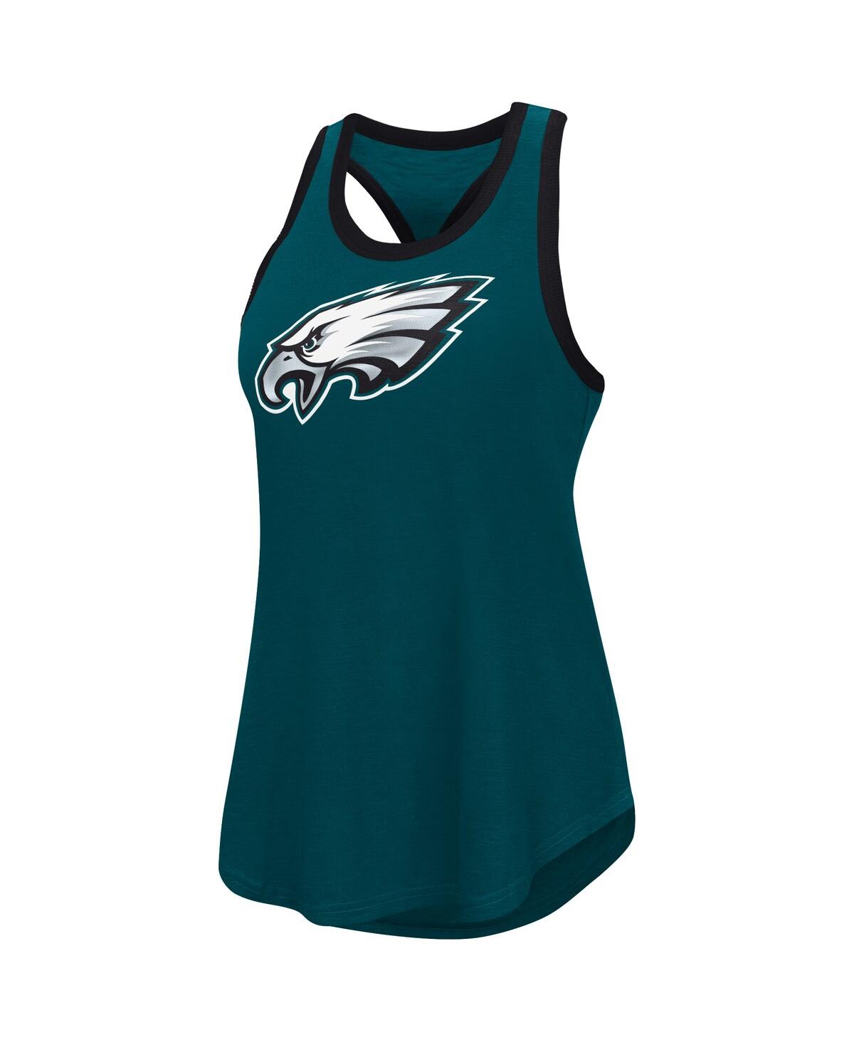 Shop G-iii 4her By Carl Banks Women's  Midnight Green Philadelphia Eagles Team Tater Tank Top