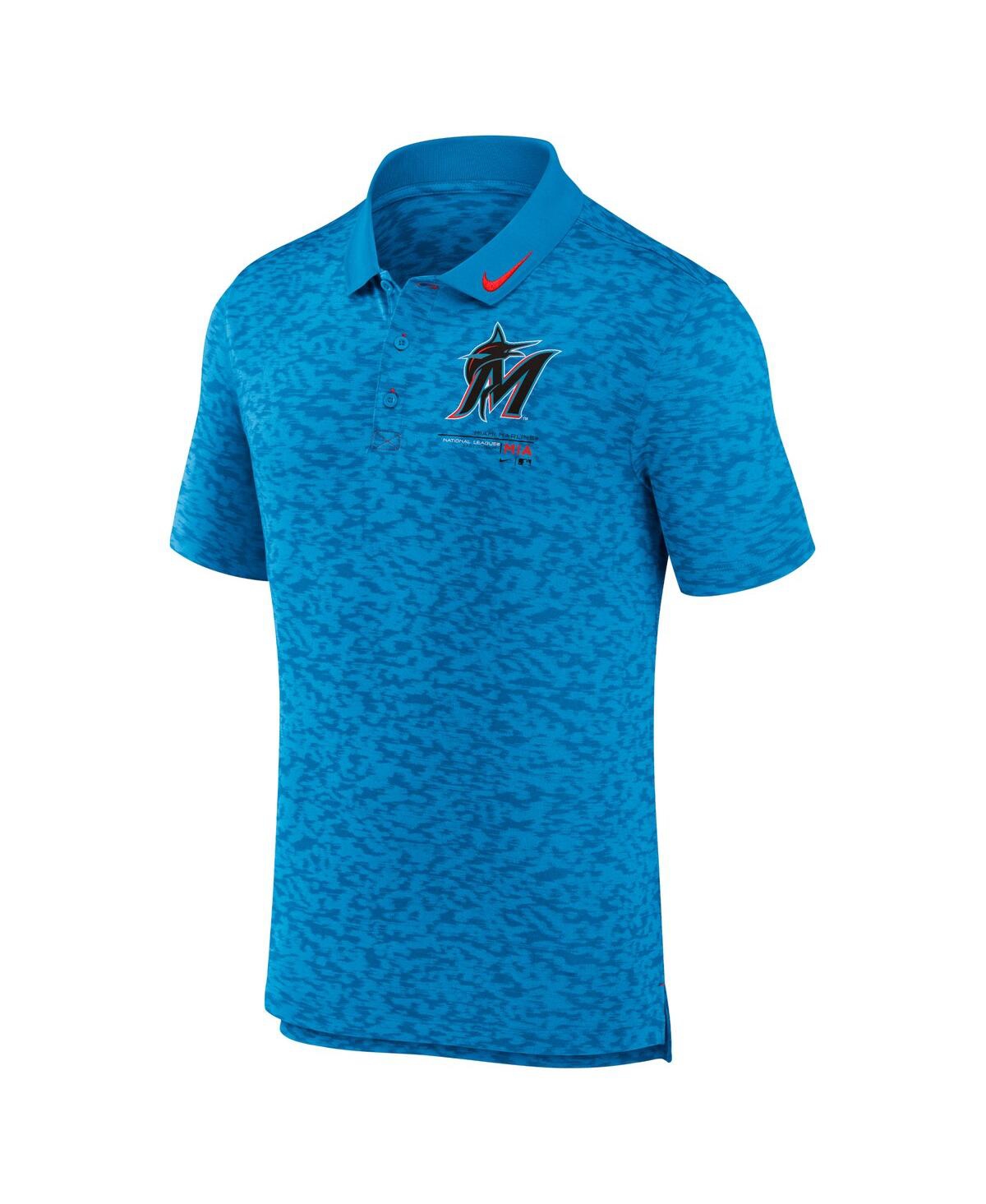 Men's NikeMiami Marlins Next Level Performance Polo Shirt - Blue