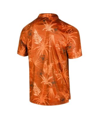 Men's Orange Clemson Tigers Palms Team Polo Shirt