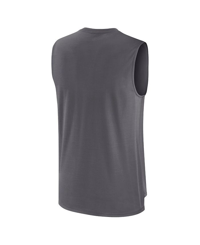 Nike Men's Gray Washington Nationals City Connect Muscle Tank Top - Macy's