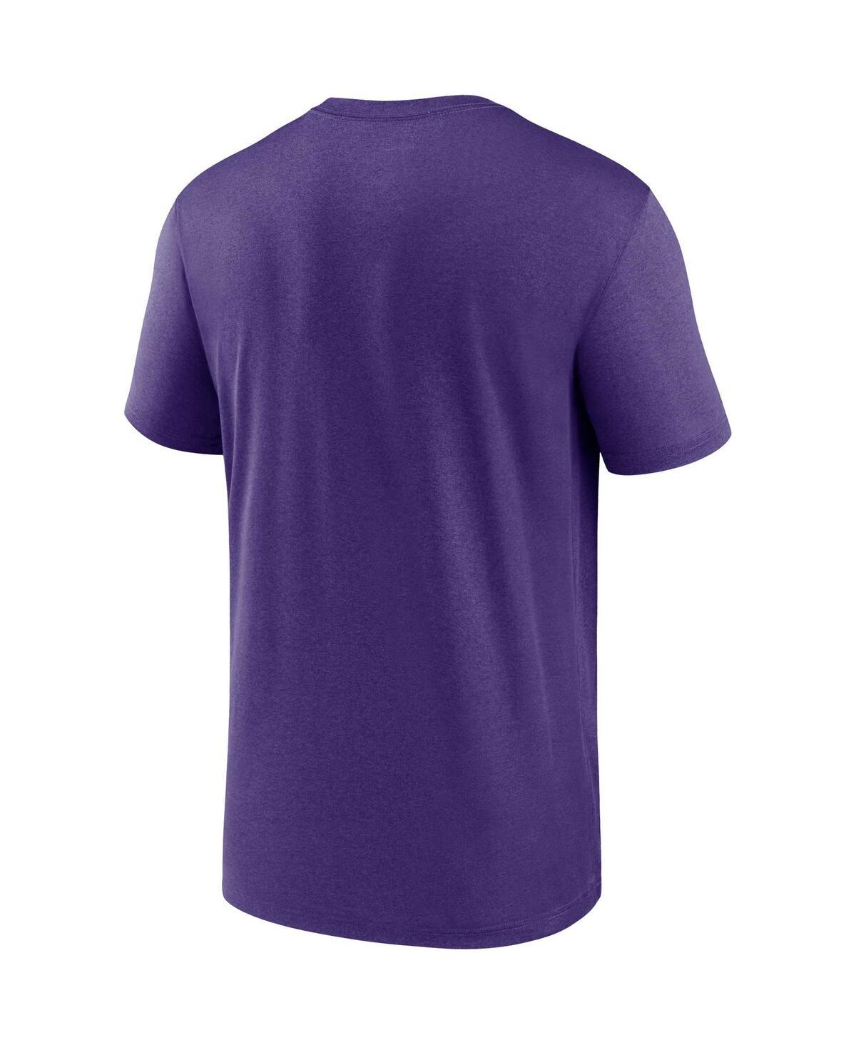 Shop Nike Men's  Purple Colorado Rockies Big And Tall Icon Legend Performance T-shirt