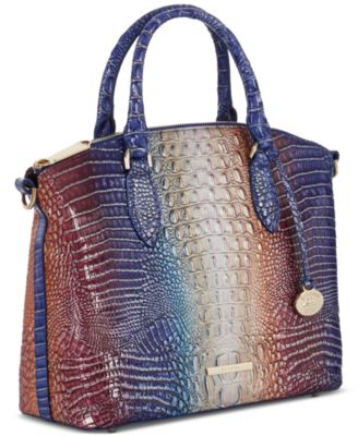 BRAHMIN Große Duxbury Umhängetasche – Golden Rod Ombre Melbourne – Mit Abnehmbarem Gurt