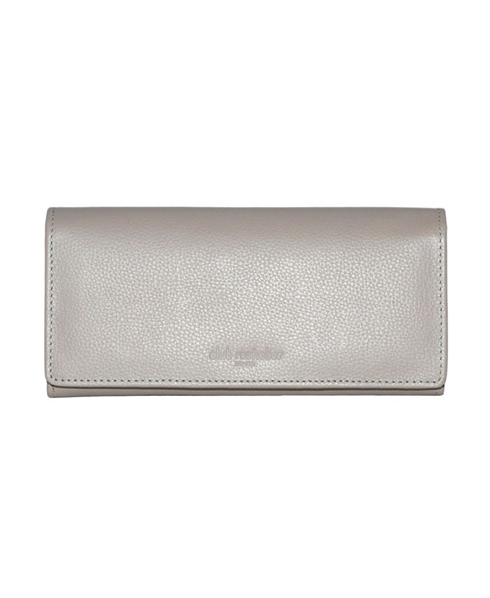 Club Rochelier Ladies Leather Double Zip Clutch Wallet - Macy's