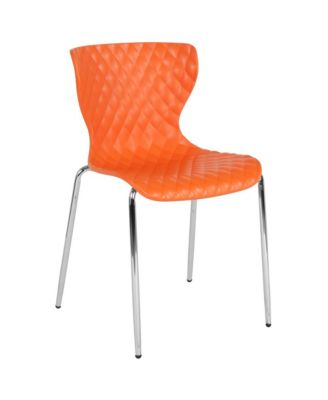 Contemporary Design Accent Dining Plastic Stack Chair