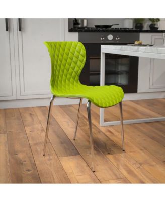 Contemporary Design Accent Dining Plastic Stack Chair