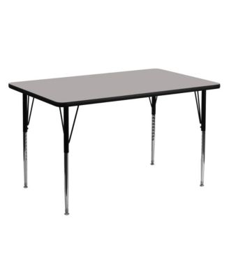 30X60 Rectangle Hp Laminate Adjustable Activity Table