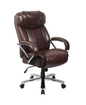 500 Lb. Big & Tall Leathersoft Executive Ergonomic Office Chair With Wide Seat