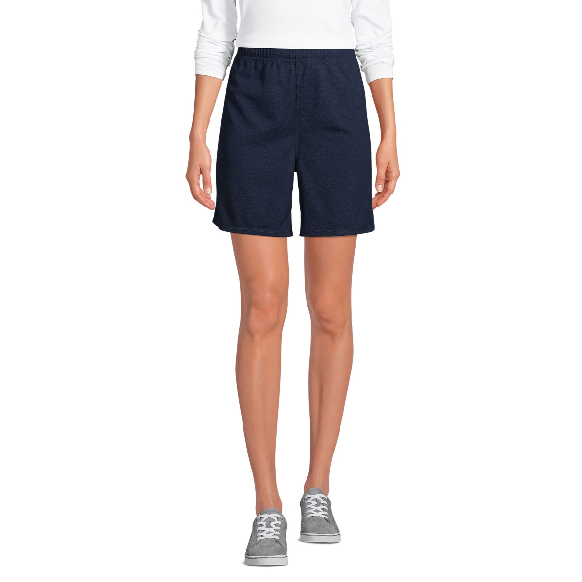 Women's Mesh Gym Shorts - Classic navy
