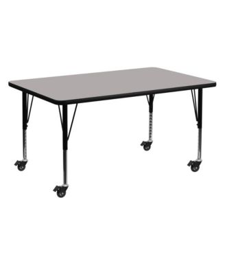Mobile 30X60 Rectangle Hp Laminate Preschool Activity Table