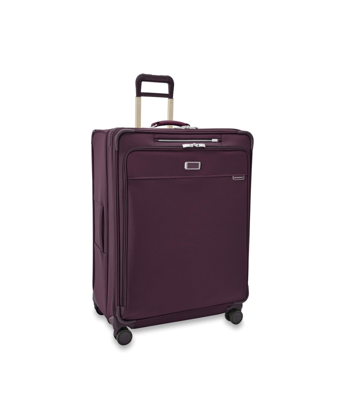 Briggs & Riley Baseline Extra Large Expandable Spinner Suitcase In Plum