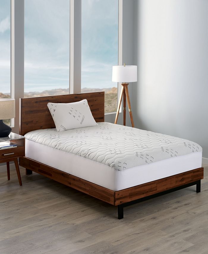 Ella Jayne Viscose from Bamboo Pillow and Topper Bedding Bundle, Twin