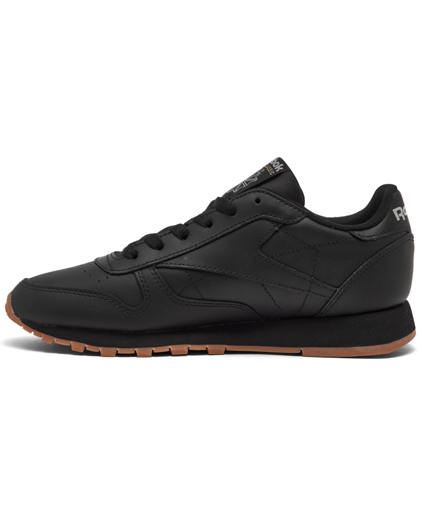 Женские кроссовки Reebok Classic Leather Casual, цвет: Чёрный — фото 6
