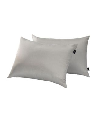 Nautica Home Charcoal Fusion 2 Pack Pillows Collection In Heathered Gray