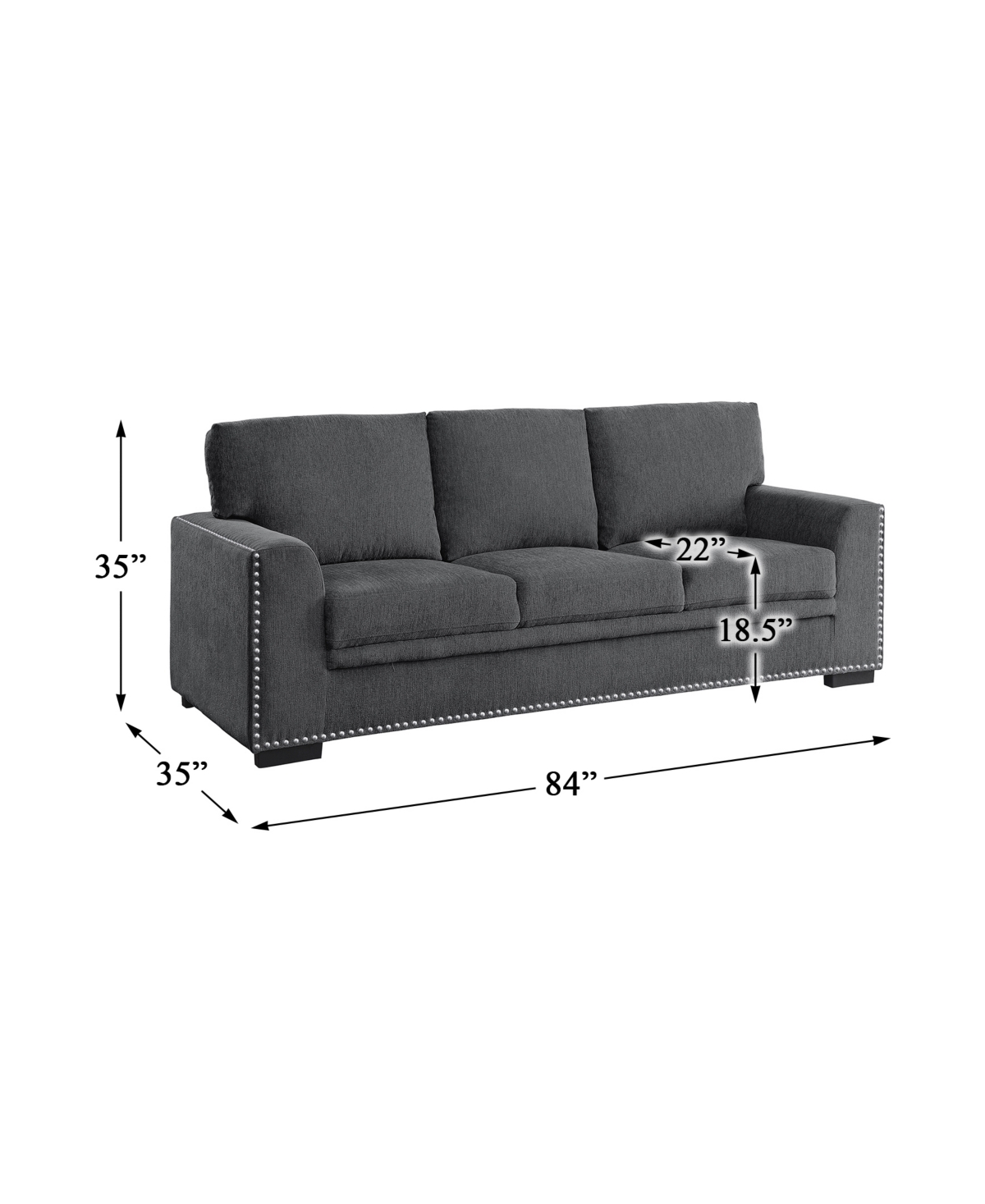 White Label Dickinson Sofa