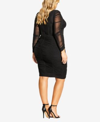 Plus Size Sexy Bustier Dress
