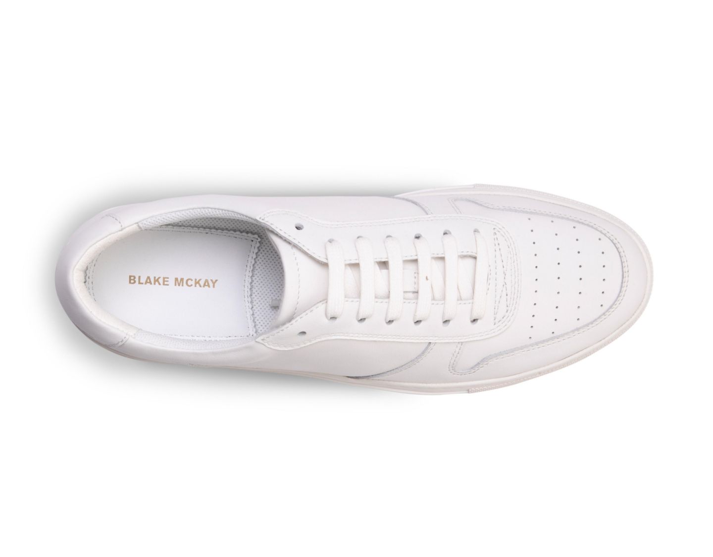 Мужские кроссовки Blake McKay Men s Hamilton Casual Lace-Up Court, цвет: Белый — фото 29