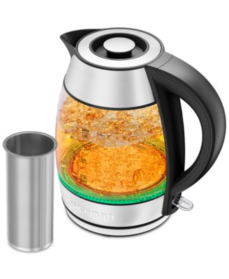 1.8L Stay Hot Electric Kettle with Tea Infuser