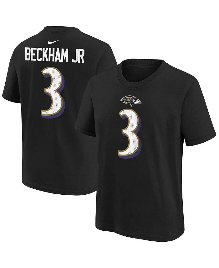 Nike Big Boys and Girls Odell Beckham Jr. Black Baltimore Ravens