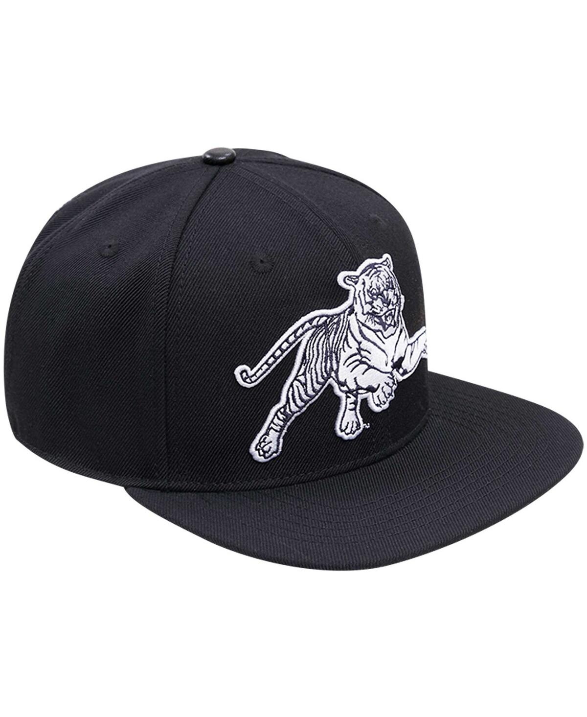 Men's Pro Standard Black Jackson State Tigers Arch Over Logo Evergreen Snapback Hat - Black