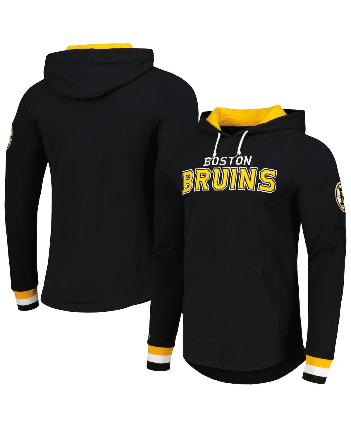 Mitchell & Ness Men's  Black Pittsburgh Penguins Big And Tall Legendary Raglan Pullover Hoodie In Black