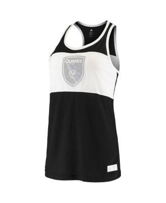 Women's Black San Jose Earthquakes Finished Tank Top