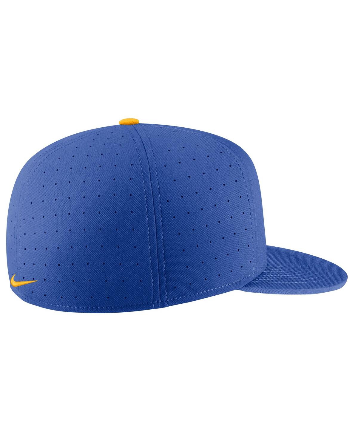 Shop Nike Men's  Royal Pitt Panthers Aero True Baseball Performance Fitted Hat