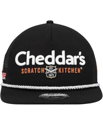 Men's Black Kyle Busch Cheddar's Golfer Snapback Hat