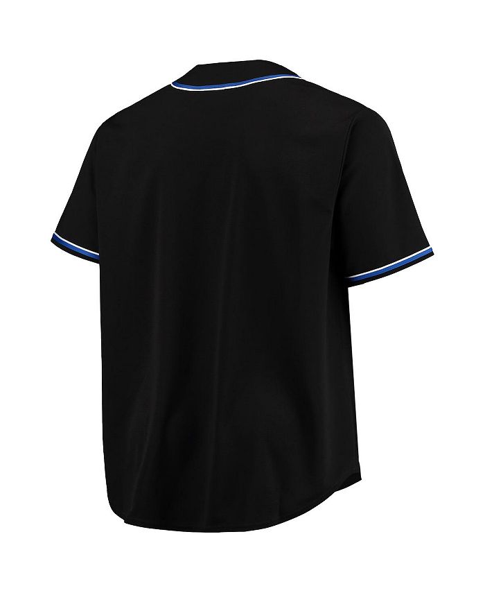 Men's Los Angeles Dodgers Black/Royal Big & Tall Pop Fashion Jersey