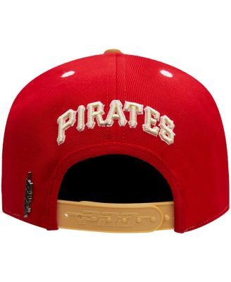Men's White, Red Pittsburgh Pirates Strawberry Ice Cream Drip Snapback Hat