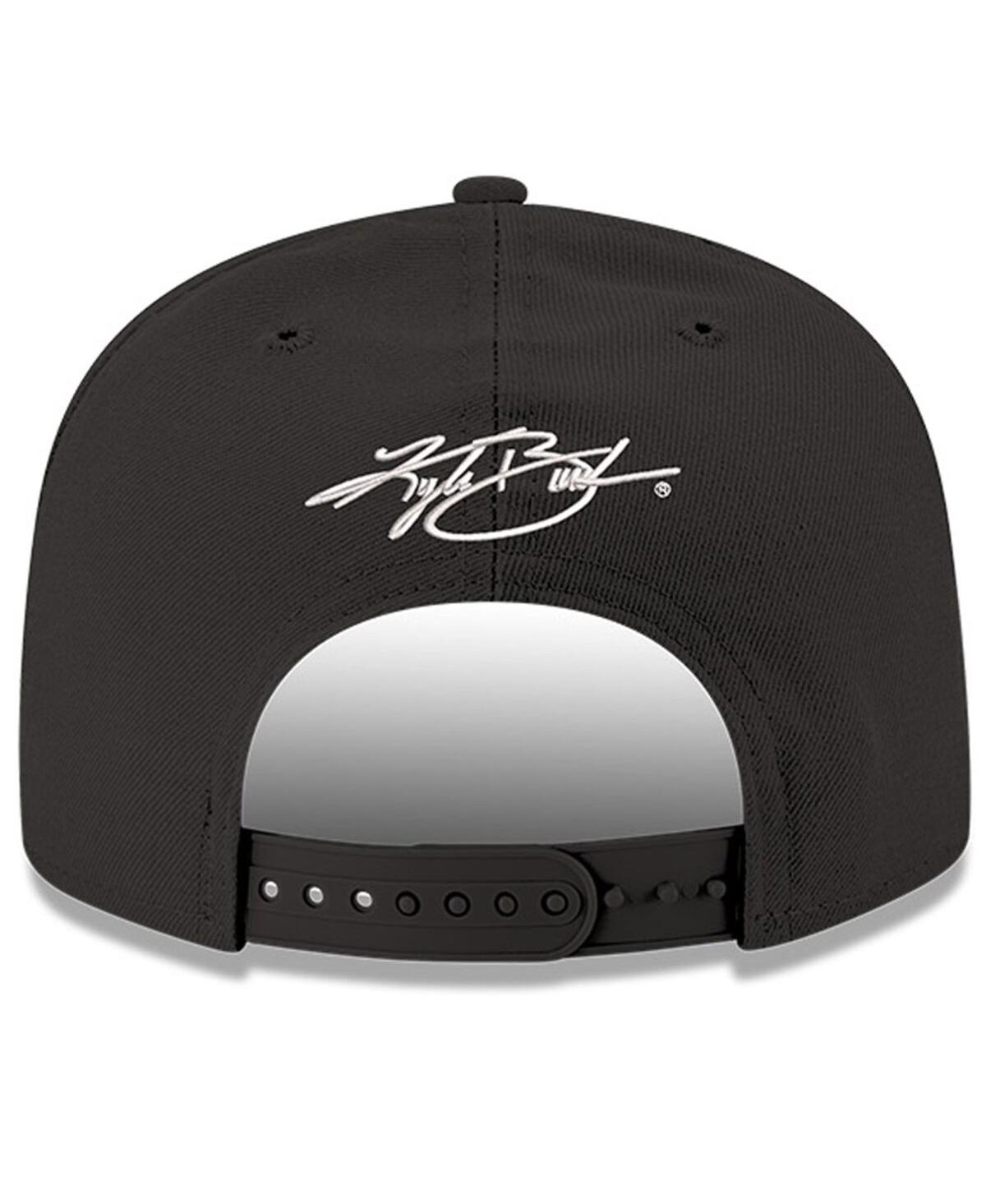 New Era Black Kyle Busch 9fifty Flawless Adjustable Hat In Black