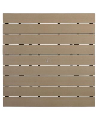 37.13" Fabric Outdoor Counter Height Dining Table