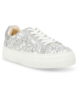 Betsey Johnson Women s Reily Rhinestone Platform Sneakers Macy s