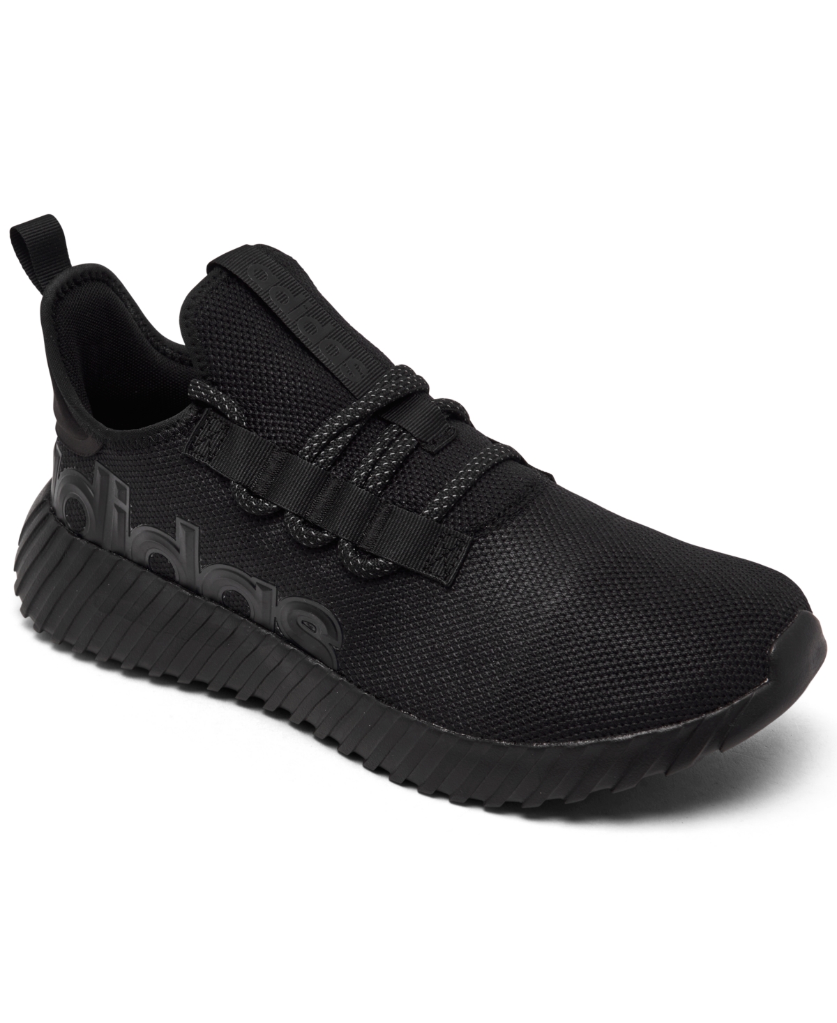 Shop Adidas Originals Men's Sportswear Kaptir 3.0 Wide-width Running Sneakers From Finish Line In Black
