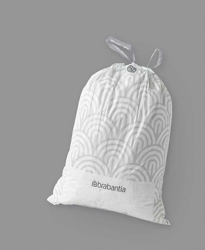 Brabantia Perfectfit Trash Bags, Code H, 13.216 Gallon, 5060 Liter