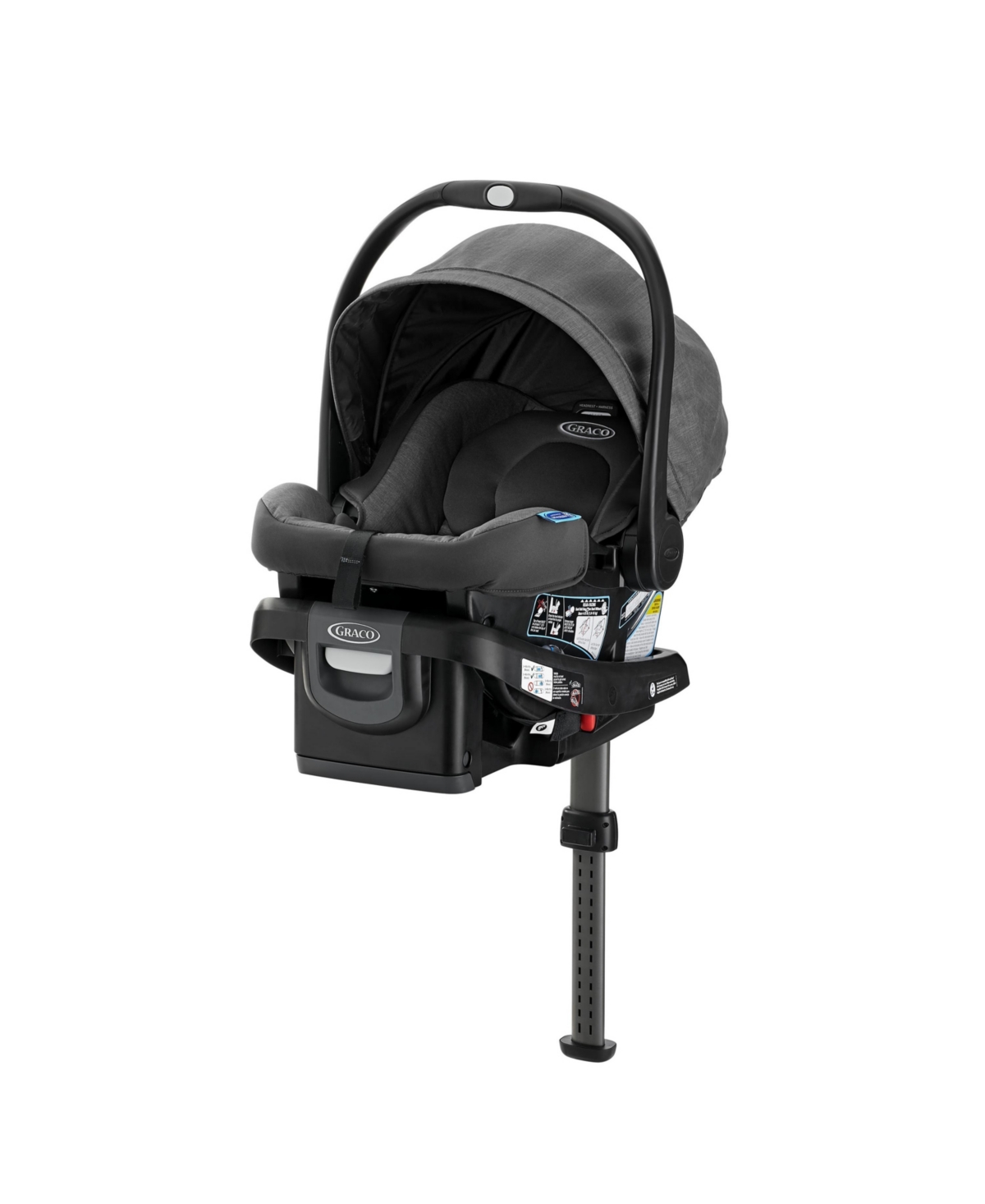 Shop Graco Snugride 35 Dlx Baby Car Seat Featuring Load Leg Technology In Astaire