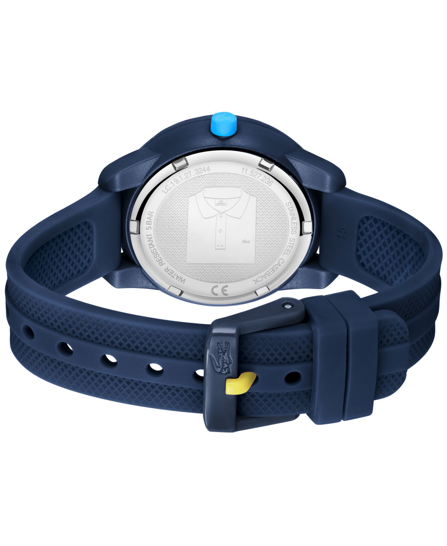 Детские часы Lacoste Mini Tennis Navy Silicone Strap Watch 34mm — фото 3