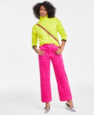 On 34th Women's Wide-Leg Corduroy Pants, Created for Macy's Macy's