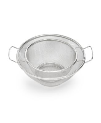 2-Pc. Stainless Steel Mesh Colander Set
