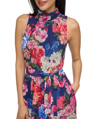 Jessica Howard Women's Floral-Print Maxi Dress - Macy's