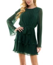 Macy's green dress juniors sales