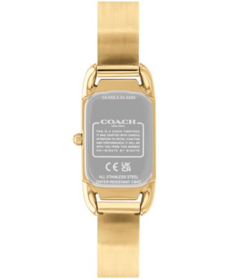 COACH Women's Cadie Signature C Gold-Tone Stainless Steel COACH Women's Cadie Signature C Gold-Tone Stainless Steel