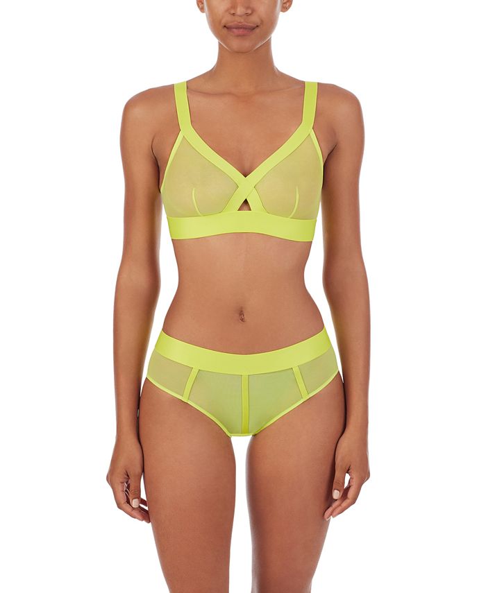 DKNY Womens Sheers Mesh Cutout Bralette : : Clothing, Shoes &  Accessories