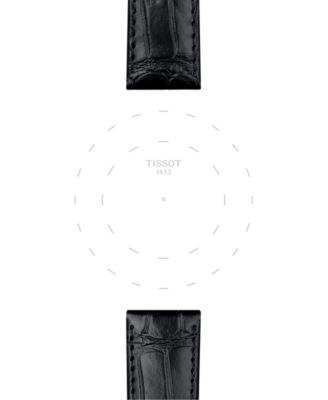 Official Interchangeable Black Leather Watch Strap